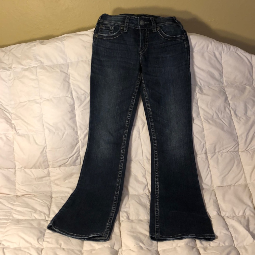 Silver Suki Surplus Bootcut Jean Sz 25/32